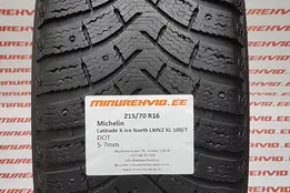 Подержанный шипованная шина 215/70R16 Michelin Latitude X-Ice North LXIN2 XL 100/T
