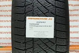 Kasutatud lamellrehv 215/50R17 Continental ContiVikingContact 6 FR XL 95/T/