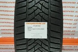 Kasutatud lamellrehv 225/40R18 Dunlop Winter Sport 5 FR XL 92/V