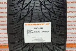 Kasutatud lamellrehv 225/45R18 Nokian Hakkapeliitta R2 FR XL 95/R