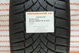 Kasutatud lamellrehv 235/45R18 Bridgestone Blizzak LM005 FR XL 95/V