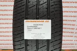 Kasutatud suverehv 215/65R15 Continental Vanco 2 104/102 T