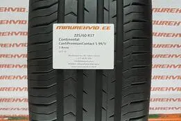 Used summer tire 225/60R17 Continental ContiPremiumContact 5 99/V