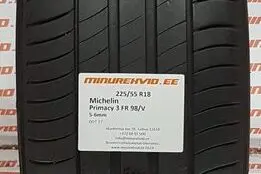 Used summer tire 225/55R18 Michelin Primacy 3 FR 98/V