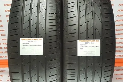 Used summer tire 235/60R18 Hankook Ventus S1 Evo 2 SUV 103/V MO/