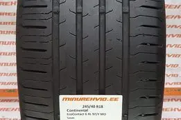 Used summer tire 245/40R18 Continental EcoContact 6 XL 97/Y MO/