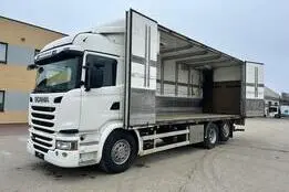 Scania G490 6X2 EURO6 + RETARDER + SIDE OPENING + CARRIER SUPRA 1250 MT, 2015, 360 kW, diisel, automaat