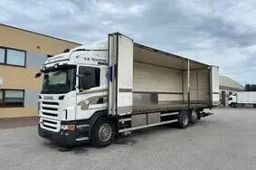 For sale used vehicle Scania G340 6x2 + SIDE OPENING, 2009, 860 000 km, 11.7, 250 kW, diesel, rear-wheel drive, YS2G6X20002046304