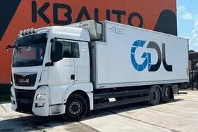 For sale used vehicle MAN TGX 26.480 6x2*4 HULTSTEINS / BOX L=8553 mm, 2014, 1 321 858 km, 353 kW, diesel, automatic, WMA21XZZXFP056787