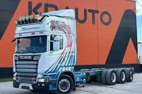 Müüa kasutatud sõiduk Scania R560 9 TON FRONT AXLE / RETARDER / CHASSIS L=9130 mm, 2014, 1 234 234 km, 412 kW, diisel, automaat, YS2R8X40005338438