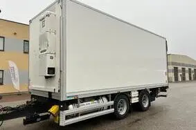 For sale used trailer HFR KK18 + BOX HEATING + 2 AXLE + LIFTING AXLE, 2017, UH9KK181727HF1670