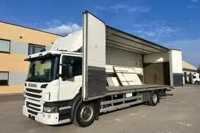 For sale used vehicle Scania P320 4x2 EURO6 + SIDE OPENING + LIFT, 2015, 717 000 km, 235 kW, diesel, automatic, YS2P4X20002109253