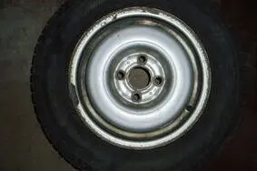 Used alloy wheel+summer tire 175/70R13,