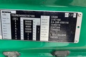 Scania R650, 478 kW, diesel, automatic