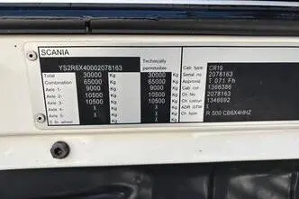 Scania R500, 368 kW, diesel, automatic