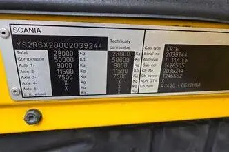 Scania R420, 308 kW, diesel, manual