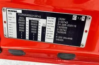 Scania R500, 368 kW, diisel, automaat