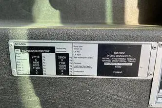 Scania N 340 Van Hool Exquicity 6x2, 250 kW, cng, automatic