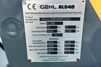 Gehl AL540, 35 kW