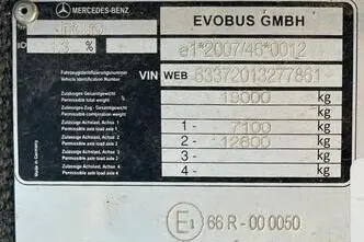 Mercedes-Benz INTOURO 4x2, 220 kW, diesel, automatic