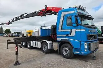 Volvo FH540 8X2 FASSI F660 + Jib, 405 kW, diesel, automatic