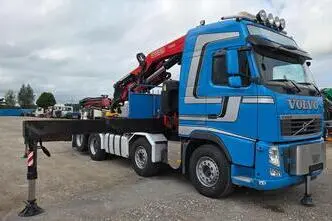 Volvo FH540 8X2 FASSI F660 + Jib, 405 kW, diesel, automatic