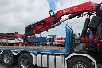 Volvo FH540 8X2 FASSI F660 + Jib, 405 kW, diesel, automatic