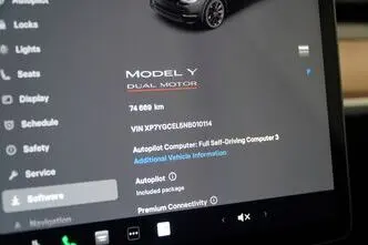 Tesla Model Y, 155 kW, elekter, automaat, nelikvedu