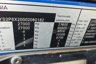 Scania P360 6X2 Full Steel, 265 kW, дизель, автомат