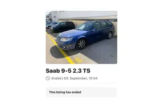 Saab 9-5, 184 kW, bensiin, automaat, esivedu
