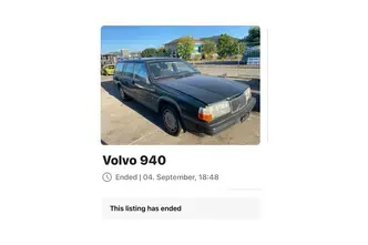 Volvo 940, 2.4, 96 kW, petrol, automatic, rear-wheel drive