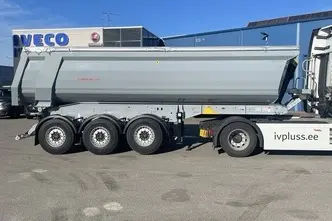 Schwarzmüller K-serie, 27m3, 6200kg, 18 t sadulatapp, bensiin+cng