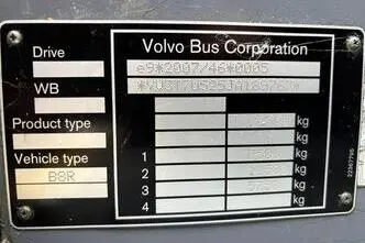Volvo B8R 9700 H 6x2*4, 240 kW, diesel, automatic