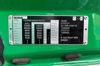 Scania R500, 368 kW, diisel, automaat