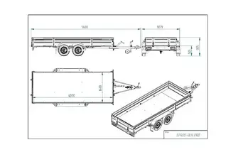 Tiki Treiler 400 PRO keevis suure tagaluugi ja kõrgendustega