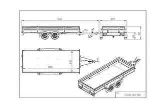 Tiki Treiler Keevis PRO 400-DLH 4.0x1.5 Plastkaanega haagis