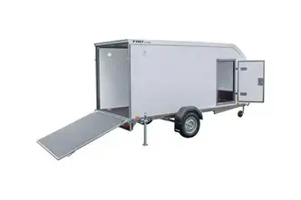 Tiki Treiler CV350-L Sandwich 3.5x1.47x1.5 küljeuks furgoonhaag