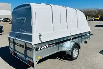 Tiki Treiler Keevis 350-LH 3.5x1.5 Plastkaanega kastihaagis