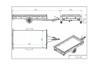 Tiki Treiler Kastihaagis 3.61 laius 1.85