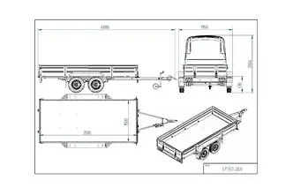 Tiki Treiler Keevishaagis 350-DLH 3.5x1.5 Plastkaanega