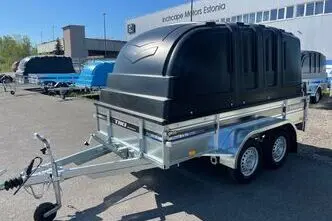 Tiki Treiler Keevis 300-DLBH Pidurid + kaanega kastihaagis