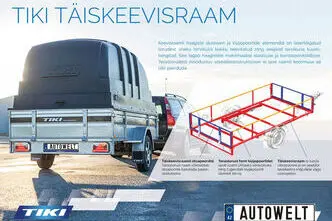 Tiki Treiler Keevishaagis 327 3.27x1.5 Plastkaanega