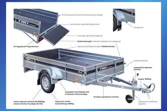 Tiki Treiler Keevis PRO 400-DLH 4.0x1.5 Kaanega kastihaagis