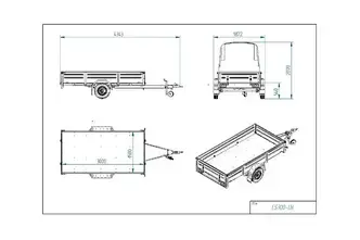 Tiki Treiler Murutraktor haagis 300 3.0x1.5x40
