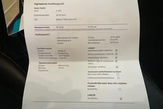 Mercedes-Benz A, 1.3, 100 kW, бензин, автомат, передний привод