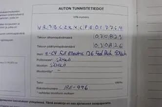 Citroën C4, elekter, automaat, esivedu