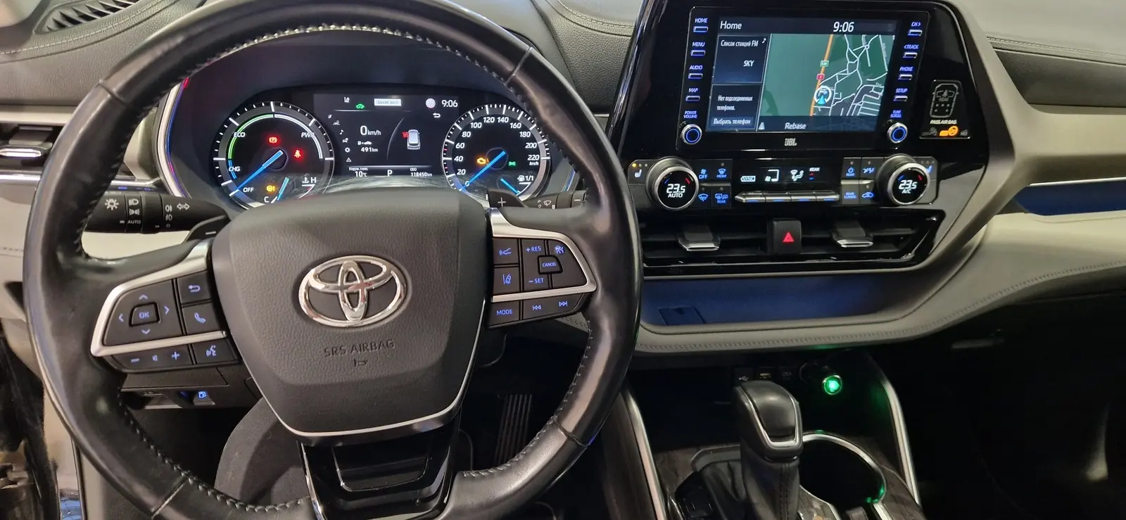 Toyota Highlander, 2.5, 140 kW, hybrid, automatic, four-wheel drive