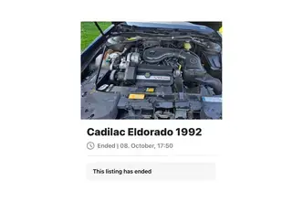 Cadillac Eldorado, 4.9, 150 kW, bensiin, automaat, esivedu