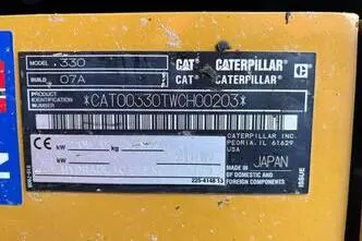 Caterpillar 330, 205 kW, diesel