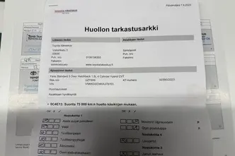 Toyota Yaris, 1.5, 54 kW, hübriid, automaat, esivedu